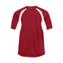 Badger Sport Hook Tee, Sizes 2XL-4XL (414400-027408), Color 'Red/White'